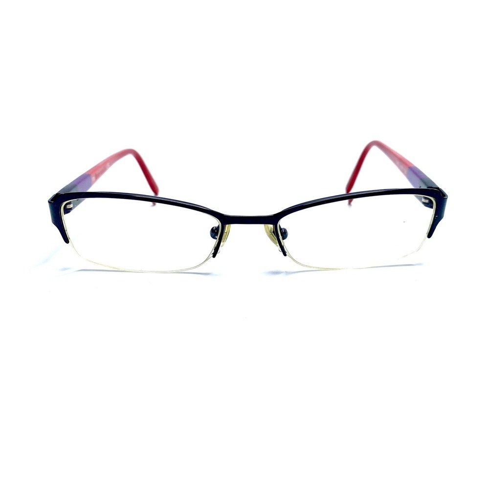 Kate Spade Rectangular Metal Half Rim Black Eyeglasses Pati 0003 50 17 135